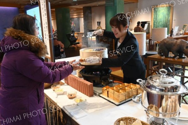 北海道ホテルで「お振る舞い」　十勝産食材をＰＲ～こぼれ話