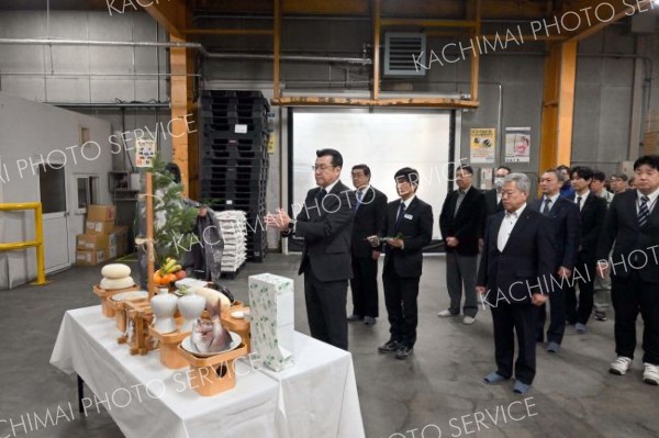 食創の精米工場がリニューアル　１９９１年以来の大規模設備投資