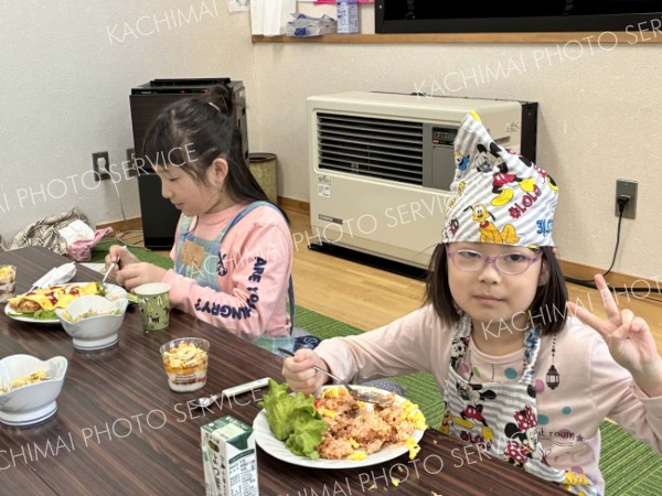 オムライス楽しく調理　士幌で子ども料理教室～こぼれ話