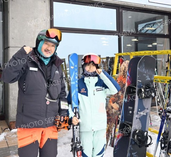 道スキー技術選手権大会に出場