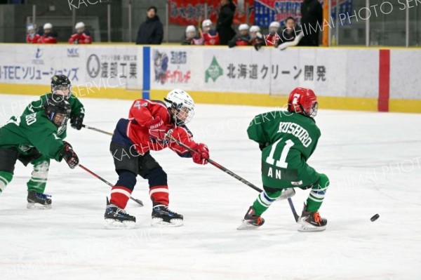 ３位決定戦・清水御影ＩＨ少年団―釧路ユナイテッドＣ（金野和彦撮影）