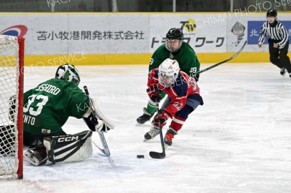 ３位決定戦・清水御影ＩＨ少年団―釧路ユナイテッドＣ（金野和彦撮影）