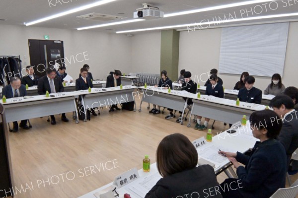 派遣事業の結団式