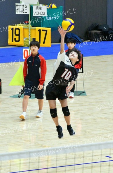 帯広連合ジュニアエースＶ　女子は下音更が優勝　バレーボール選抜優勝大会 12