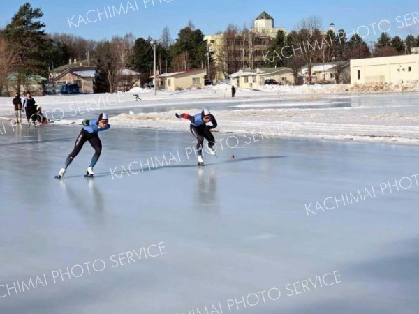 自己新記録を目指して奮闘した