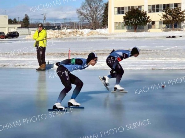 自己新記録を目指して奮闘した