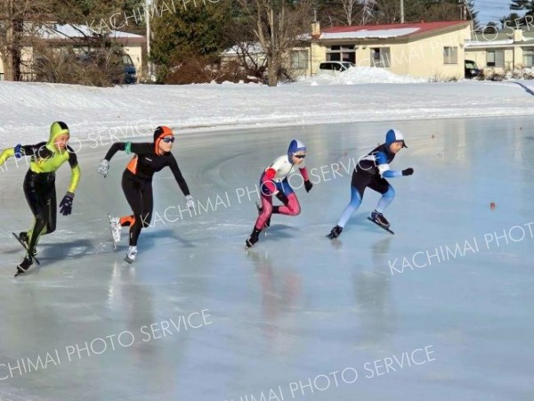 自己新記録を目指して奮闘した