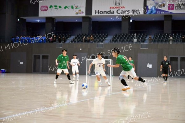 帯大谷Ａが帯柏葉Ｂ破りＶ　プレーヤーズカップ全十勝高校フットサル大会 6