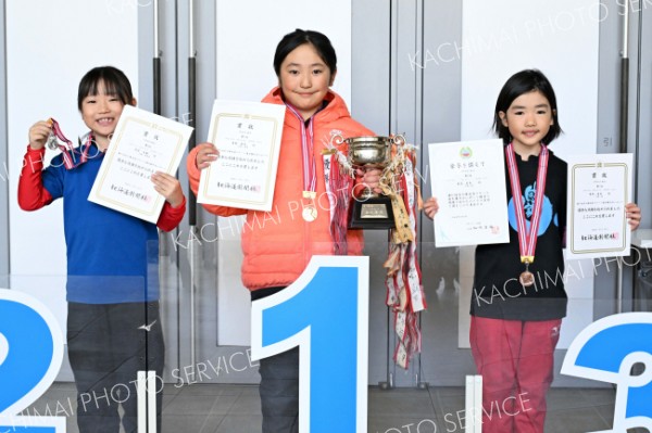 ２年女子の上位入賞者。