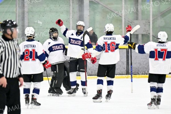 全十勝Ａ　８年ぶり決勝進出ならず　準決勝で釧路鳥取に完封負け　全中アイスホッケー 9