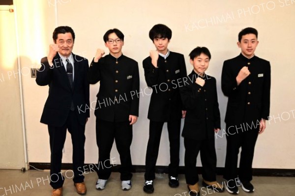 池田中の４人が自己ベスト目指す　全国スケート出場報告