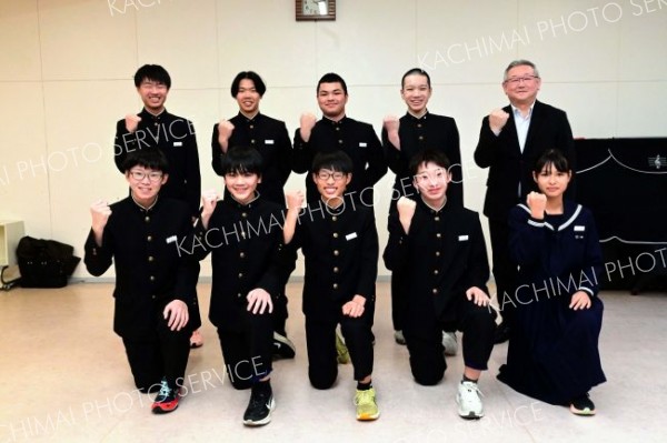 本別の８選手、全国中学スケートへ決意表明