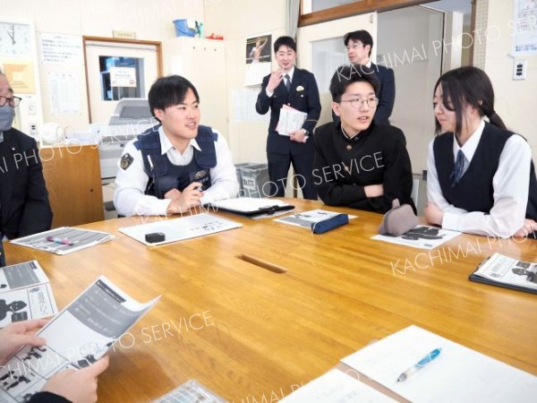 標語づくりを通じ、中学生が犯罪防止などを考える　幕別忠類 2