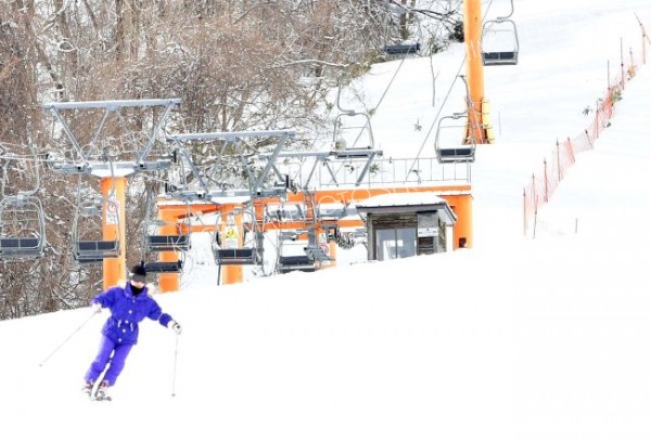 ２１日にオープンした新得山スキー場
