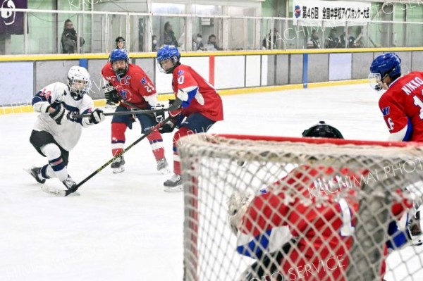 清水、御影、芽室の全十勝Ａが銅メダル　全国中学アイスホッケー 20