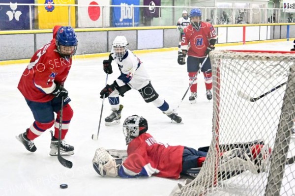 清水、御影、芽室の全十勝Ａが銅メダル　全国中学アイスホッケー 22