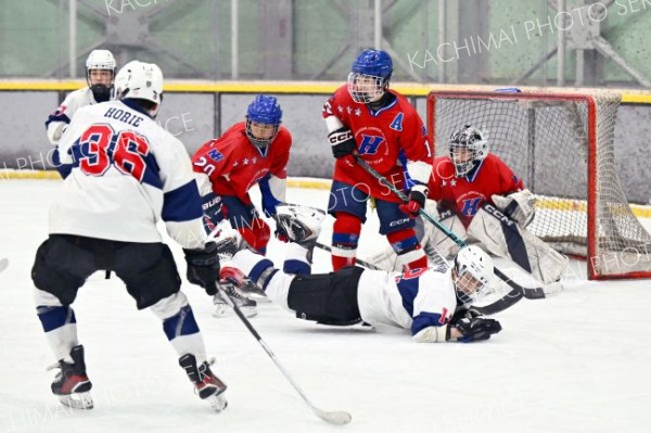 清水、御影、芽室の全十勝Ａが銅メダル　全国中学アイスホッケー 24