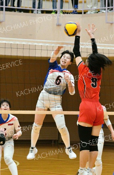帯南商が女子Ｖ　男子は白樺学園連覇　道高校バレー新人戦十勝予選