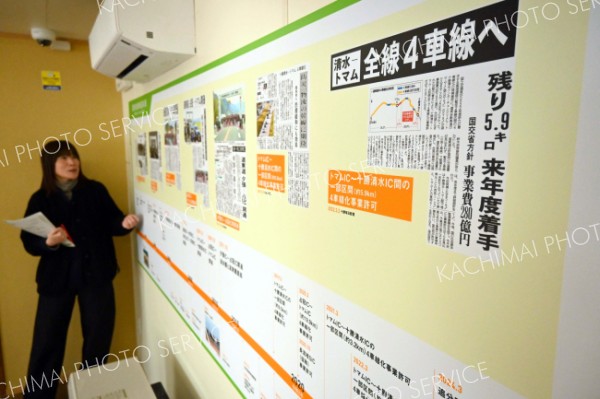 道東道の年表パネル