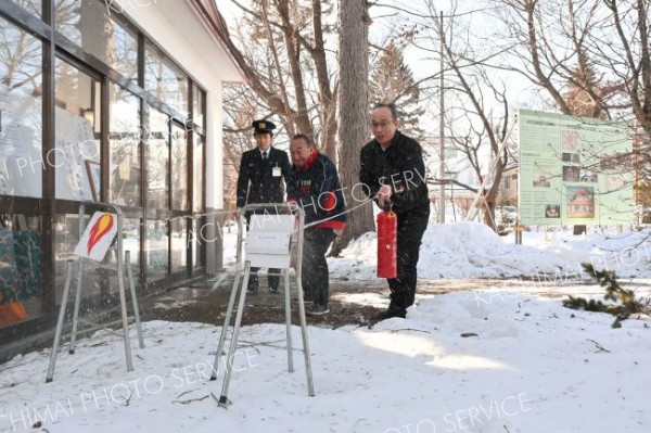 「貴重な文化財を守りたい」旧双葉幼稚園で消火訓練
