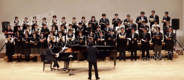 池田で「ふれあいコンサート」　高校音楽教育研究会