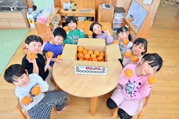 松崎町からポンカン届く～こぼれ話