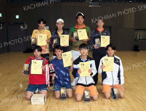 男子上位入賞ペア。