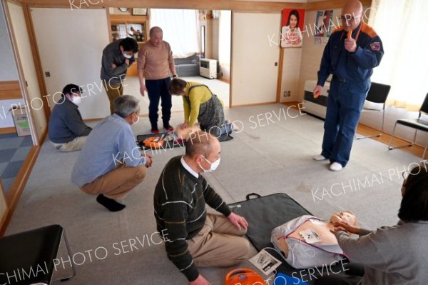地震発生時の対応考える　友愛地区防災訓練　士幌