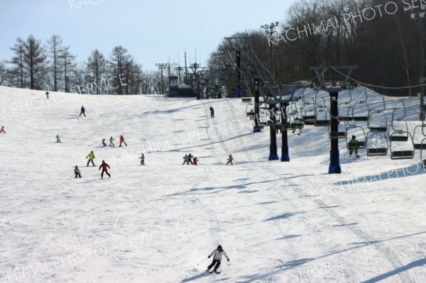南十勝唯一のゲレンデ、スキーヤーにぎわう　忠類白銀台スキー場