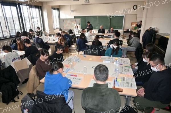 「夜道暗い」「バスの本数も金額も困難」　帯広市議会、住みたいまちへ大谷短大生と意見交換 9