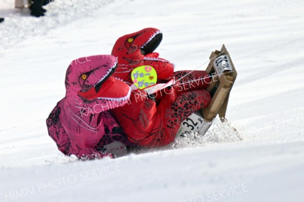 転倒しても起き上がってゴールに向かう