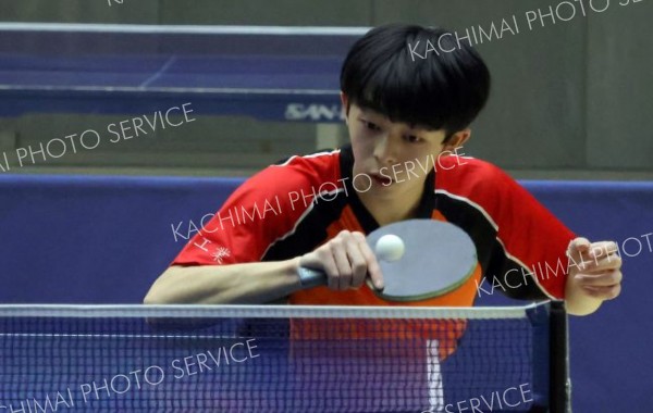 男子１年シングルス準優勝