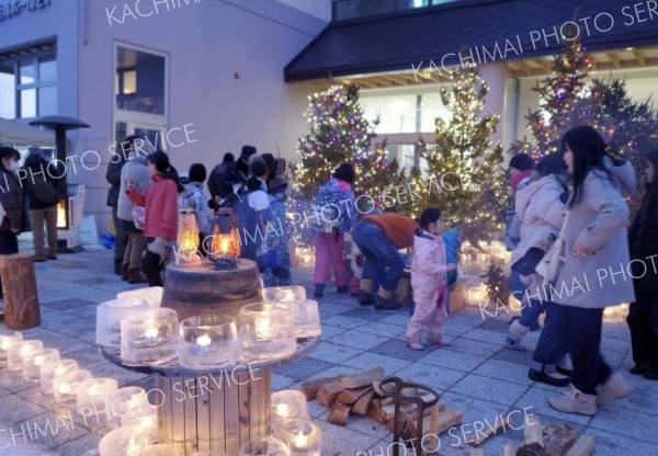 足寄でウッドキャンドルナイト