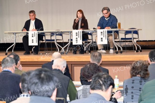 専門家を交え、本別で安心して暮らし続けるための住まいや生活支援の制度などを学んだ