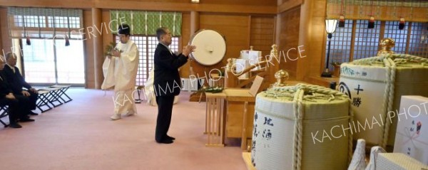 天皇誕生日に平和願う　帯廣神社で「天長祭」