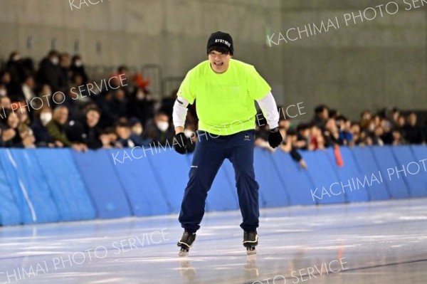 １００メートル測定会の参加者