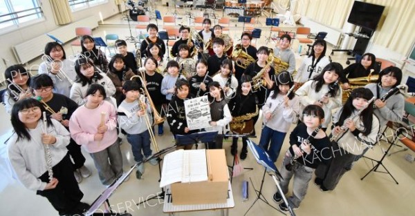 清水小の清水ジュニアブラスバンド　７日に演奏会