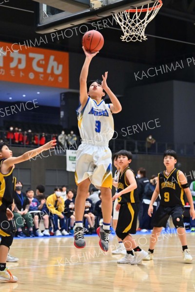 【男子・帯広明星―富原シューティングスターズ】帯広明星の得点源として活躍した（９）長野拓斗